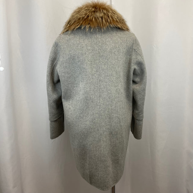 Vince Gray Coyote Double Breasted Coat