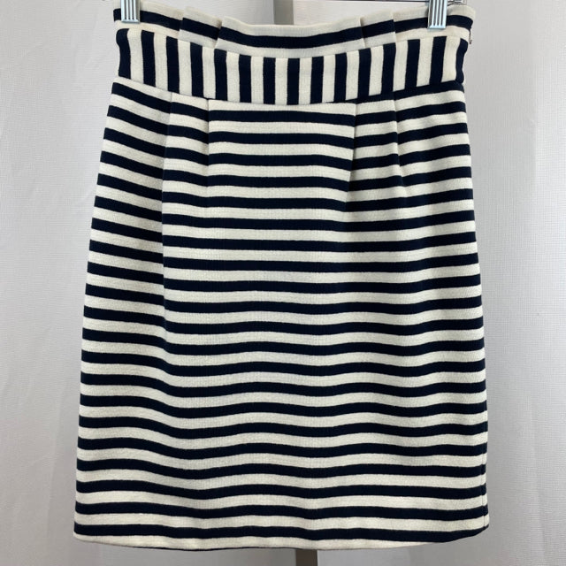 Kate Spade Navy & White Stripe Skirt
